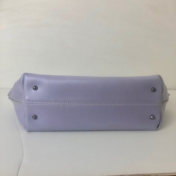 Furla Shimmery Lilac Baguette Style Shoulder Bag with Dust Cover - Picture 5 of 12